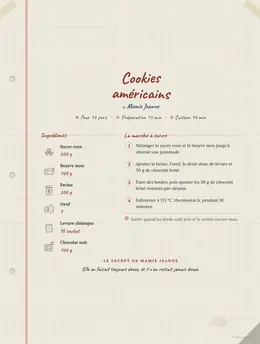 Cahier de famille